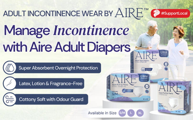 400 Million People Experience Urine Leaks, Local Brand Aire is here to help!